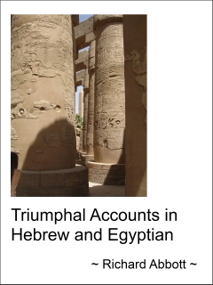 Triumphal Accounts in Hebrew and Egyptian cover image